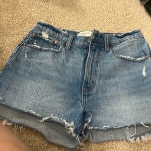 Abercrombie denim shorts mom short curve love